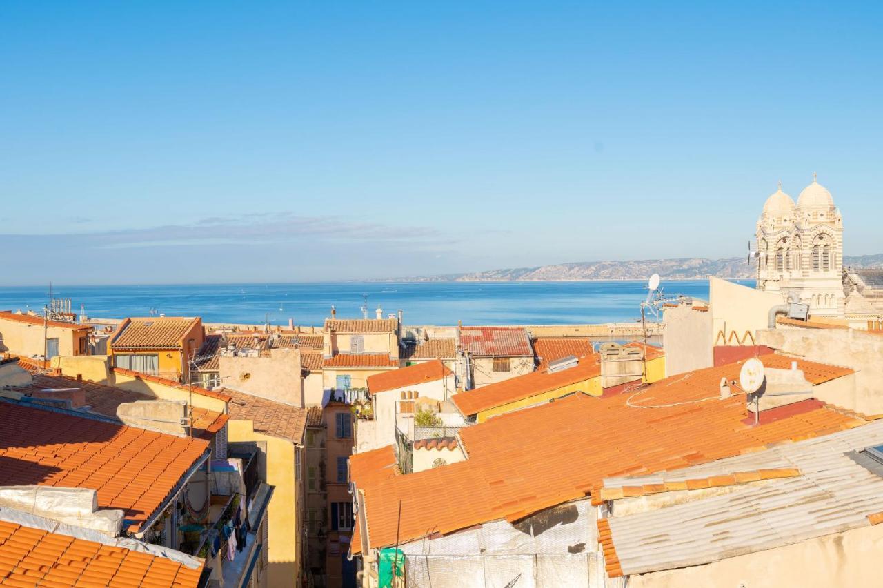 Terrasse Vue Mer & Quartier Historique Vieux Port Marsilya Dış mekan fotoğraf