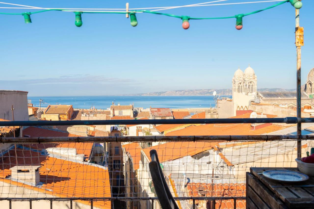 Terrasse Vue Mer & Quartier Historique Vieux Port Marsilya Dış mekan fotoğraf