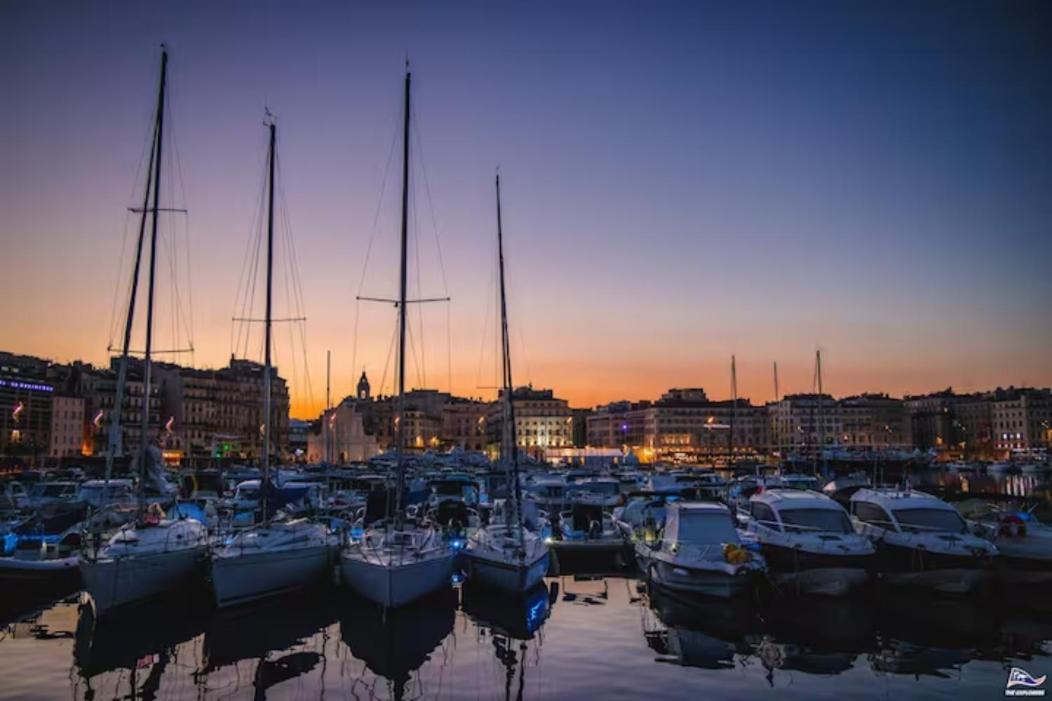Terrasse Vue Mer & Quartier Historique Vieux Port Marsilya Dış mekan fotoğraf